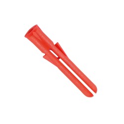 Plastic Wall Plug Premium 100 Pack Red