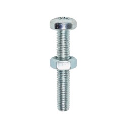 Machine Screws & Hex Nuts PZ Drive Pan Head