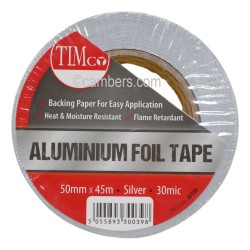 Timco Aluminium Foil Tape 50mm x 45m