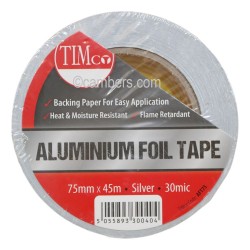 Timco Aluminium Foil Tape 75mm x 45m