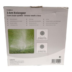 Geka 3 Arm Circular Sprinkler