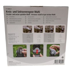 Geka Multi Circular Sprinkler 4 Spray Pattern