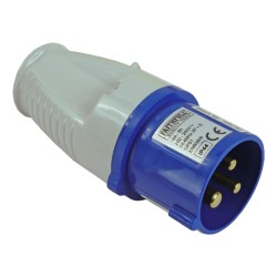 Faithfull Site Plug Blue 240v 16 Amp