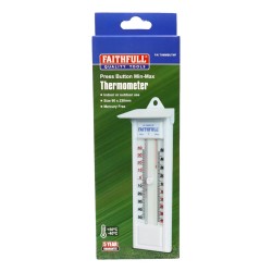 Faithfull Thermometer Press Button Max / Min