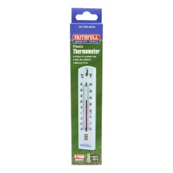 Faithfull Thermometer Wall Plastic 200mm