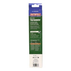 Faithfull Thermometer Wall Wood 260mm