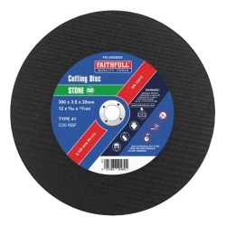 Faithfull Cutting Disc Stone 300mm x 3.5mm x 20mm