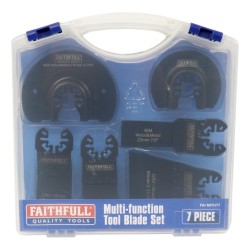 Faithfull Multi Function Tool Blade Set 7 Piece