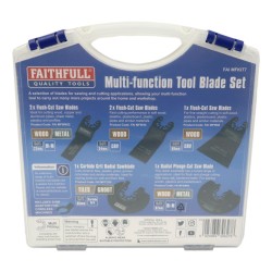 Faithfull Multi Function Tool Blade Set 7 Piece