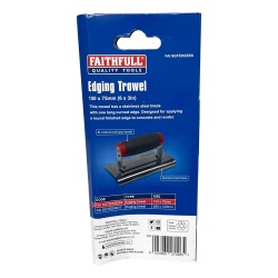 Faithfull Soft Grip Edging Trowel 6" x 3"