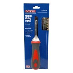 Faithfull Soft Grip Trowel Notched & Serrated 280mm