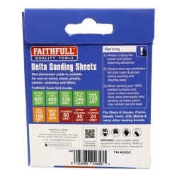 Faithfull Delta Sanding Discs 5 Pack