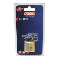 Abus Padlock 85/30 Brass 30mm