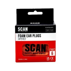 Scan Foam Ear Plugs Tapered 6 Pairs