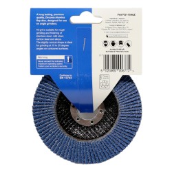 Faithfull Jumbo Abrasive Flap Disc 115mm x 22mm
