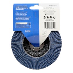 Faithfull Jumbo Abrasive Flap Disc 125mm x 22mm