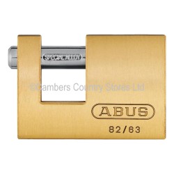 Abus Padlock 82/63 Monobloc Brass