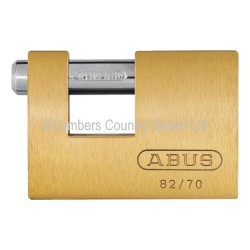 Abus Padlock 82/70 Monobloc Brass