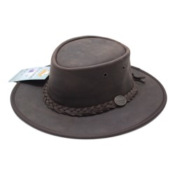 Barmah Australian Leather Hat Bronco Brown