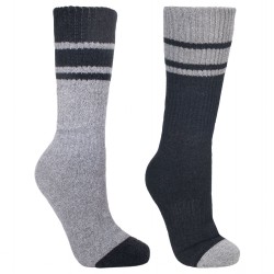 Trespass Hitched Mens Anti Blister Walking Socks 2 Pack