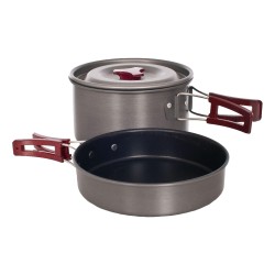 Trespass Reheat Non Stick Camping Cooking Set