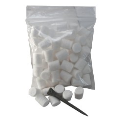 Liveryman Horseshoe Stud Plugs Cotton 50 Pack