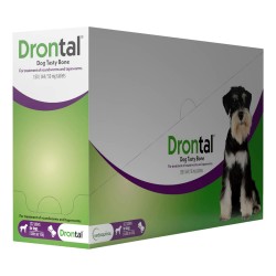 Drontal Plus Bone Shaped Dog Worming Tablet