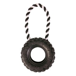 Trixie Tyre On A Rope Dog Toy 31cm