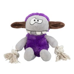 Trixie Plush Monster Dog Toy 32cm Purple