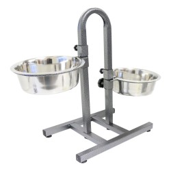 Trixie Adjustable Raised Dog Feeding Station 2 Level