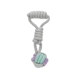 Trixie Junior Dog Toy Knot Ball On A Rope 23cm