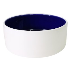 Trixie Ceramic Pet Bowl Cream & Blue