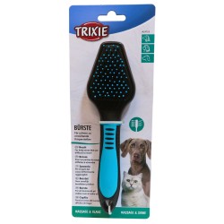 Trixie Grooming Brush Double Sided Plastic/Wire