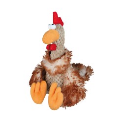 Trixie Plush Rooster Dog Toy 22cm