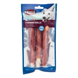 Trixie Denta Fun Chewing Duck Rolls 17cm 3 Pack