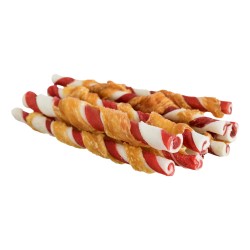 Trixie Denta Fun Chewing Rolls BBQ Chick 12cm 10 Pack