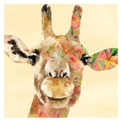 Twizler Greeting Cards Contemporary Giraffe