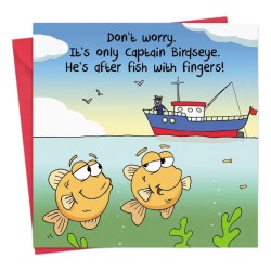 Twizler Greeting Cards Fish With Fingers