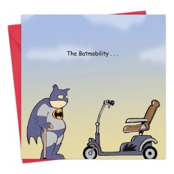 Twizler Greeting Cards Batmobility
