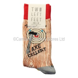 Two Left Feet Pair Of Socks Totally Axecellent