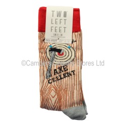 Two Left Feet Pair Of Socks Totally Axecellent