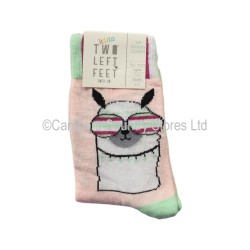 Two Left Feet Kids Socks No Drama Llama