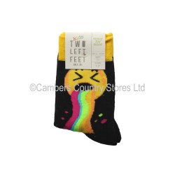 Two Left Feet Kids Socks Crazy For Colour