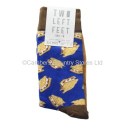 Two Left Feet Pair Of Socks Laugh Smore Worry Less