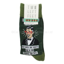Two Left Feet Retro Socks See Things Her Way