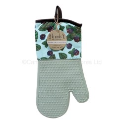 Crumbs Kitchen Silicone Oven Mitt Blackberry Mint