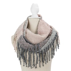 Britts Knits Ladies Fringe Benefits Infinity Scarf
