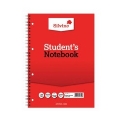 Silvine Notebook A4 Spiral 120 Page