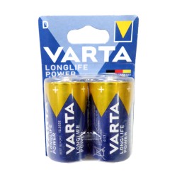 Varta Long Life Power Batteries D 2 Pack