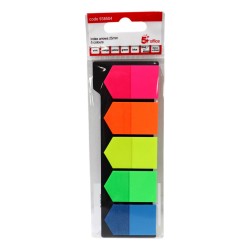 5 Star Office Index Flags 25 x 42mm 5 x 25 Pack